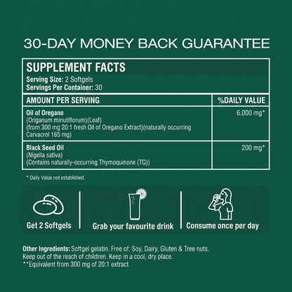 Oil Of Oregano Softgels