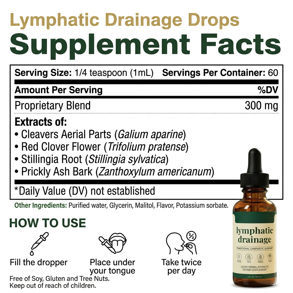 Lymphatic Drainage Wellness Drops