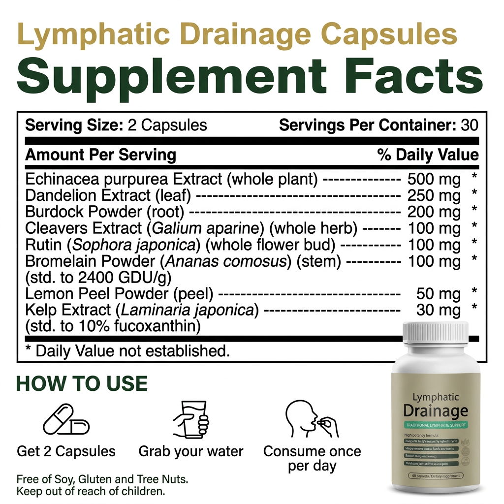 Lymphatic Drainage Capsules